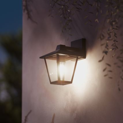 Philips - Επιτοίχιο φωτιστικό εξωτερικού χώρου KINNO 1xE27/25W/230V IP44