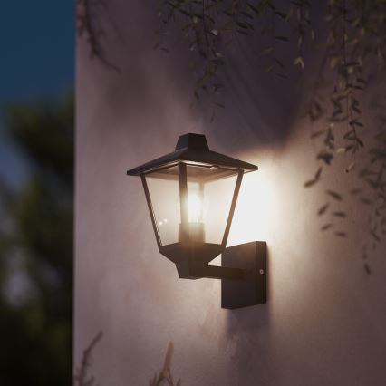 Philips - Επιτοίχιο φωτιστικό εξωτερικού χώρου KINNO 1xE27/25W/230V IP44