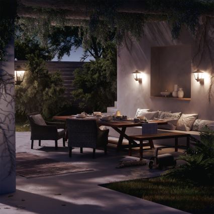 Philips - Επιτοίχιο φωτιστικό εξωτερικού χώρου KINNO 1xE27/25W/230V IP44