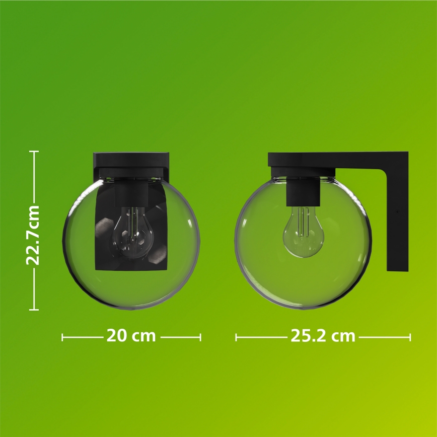 Philips - Επιτοίχιο φωτιστικό εξωτερικού χώρου ULIO 1xE27/25W/230V IP44