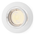 Philips - Εντοιχισμένο φωτιστικό οροφής PERIDOT 1xGU10/7W/230V λευκό