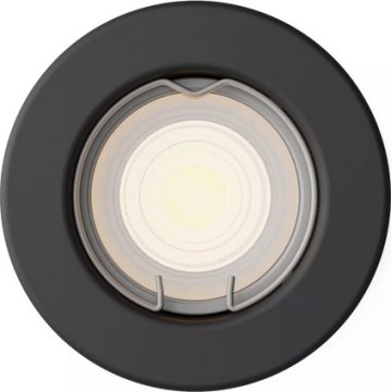 Philips - Εντοιχισμένο φωτιστικό οροφής PERIDOT 1xGU10/7W/230V μαύρο