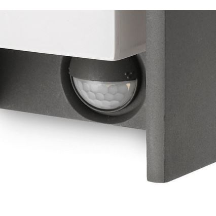 Philips - Εξωτερικό φωτιστικό τοίχου με αισθητήρα BRIDGE 1xE27/15W/230V IP44