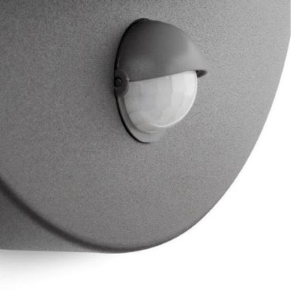 Philips - Εξωτερικό επιτοίχιο φωτιστικό με αισθητήρα JUNE 1xE27/12W/230V IP44