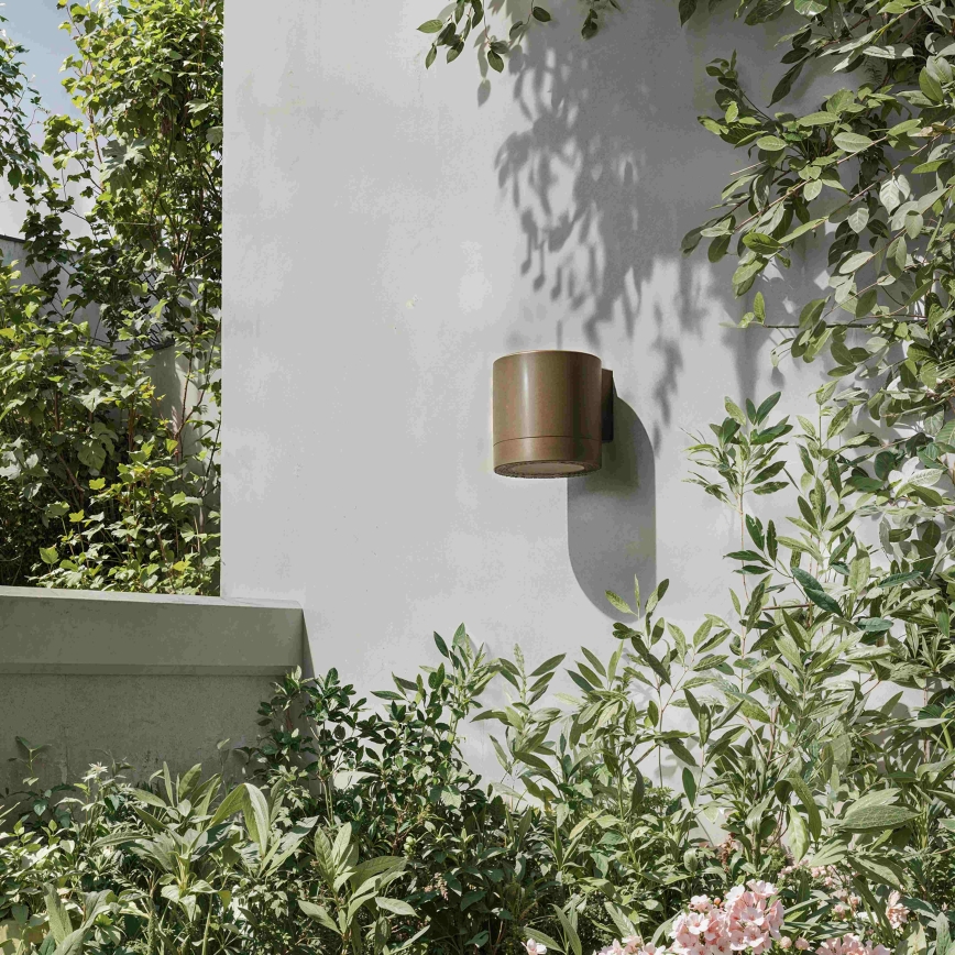 Philips - Εξωτερικό επιτοίχιο φωτιστικό FYLX 1xGU10/5W/230V καφέ IP44