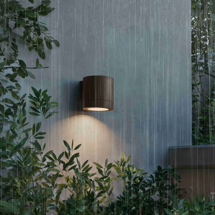 Philips - Εξωτερικό επιτοίχιο φωτιστικό FYLX 1xGU10/5W/230V καφέ IP44