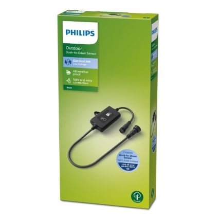 Philips - Εξωτερικός αισθητήρας λυκόφωτος με χρονοδιακόπτη IP44