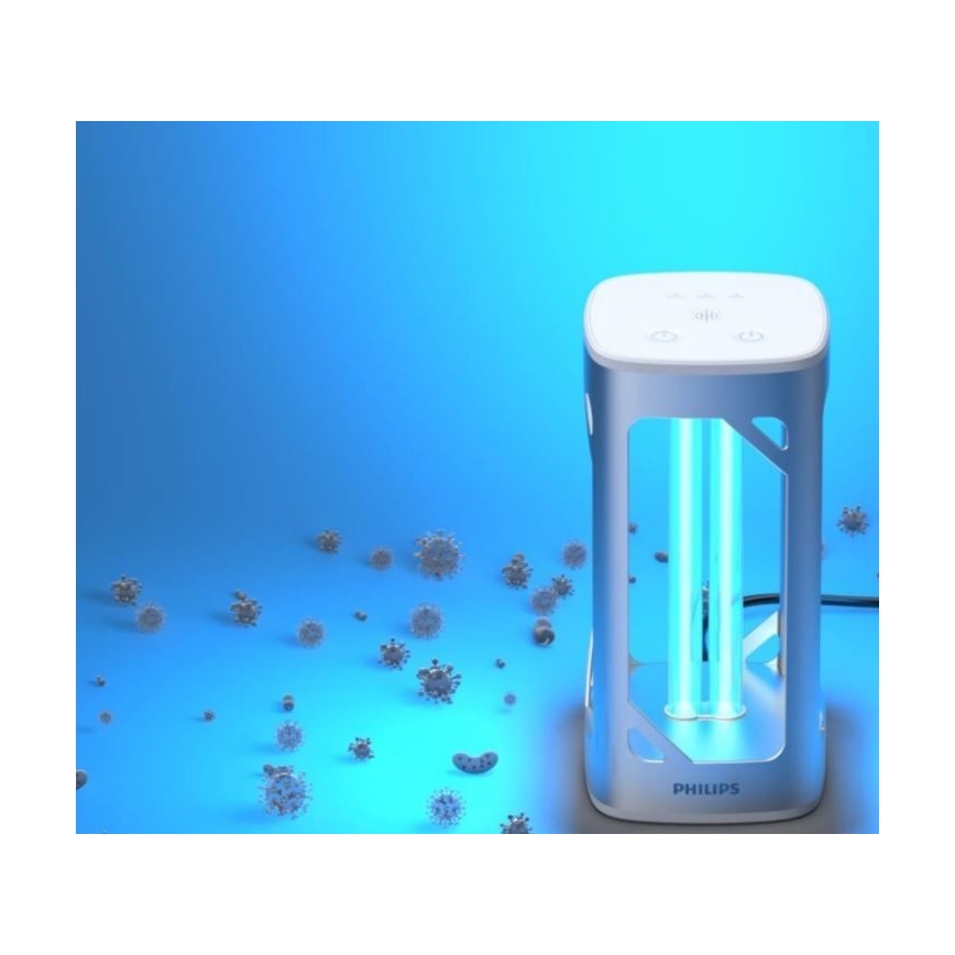 Philips - Απολλυμαντική μικροβιοκτόνος λάμπα με αισθητήρα UV-C/24W/230V