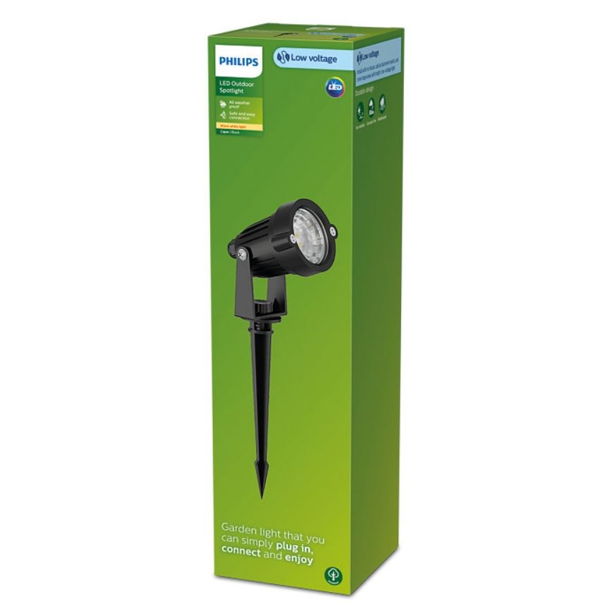 Philips - Εξωτερικό φωτιστικό LED σημείου CASPER LED/1,5W/24V IP44