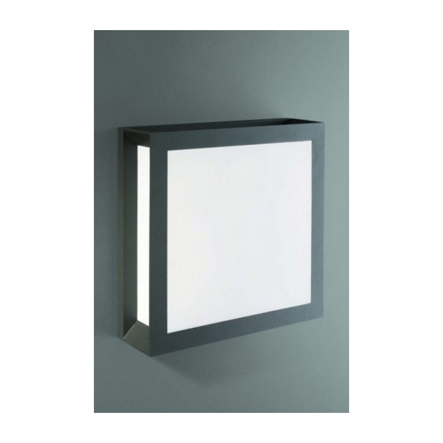 Philips - Εξωτερικό φωτιστικό οροφής SKIES 2xE27/14W/230V IP44 ανθρακί