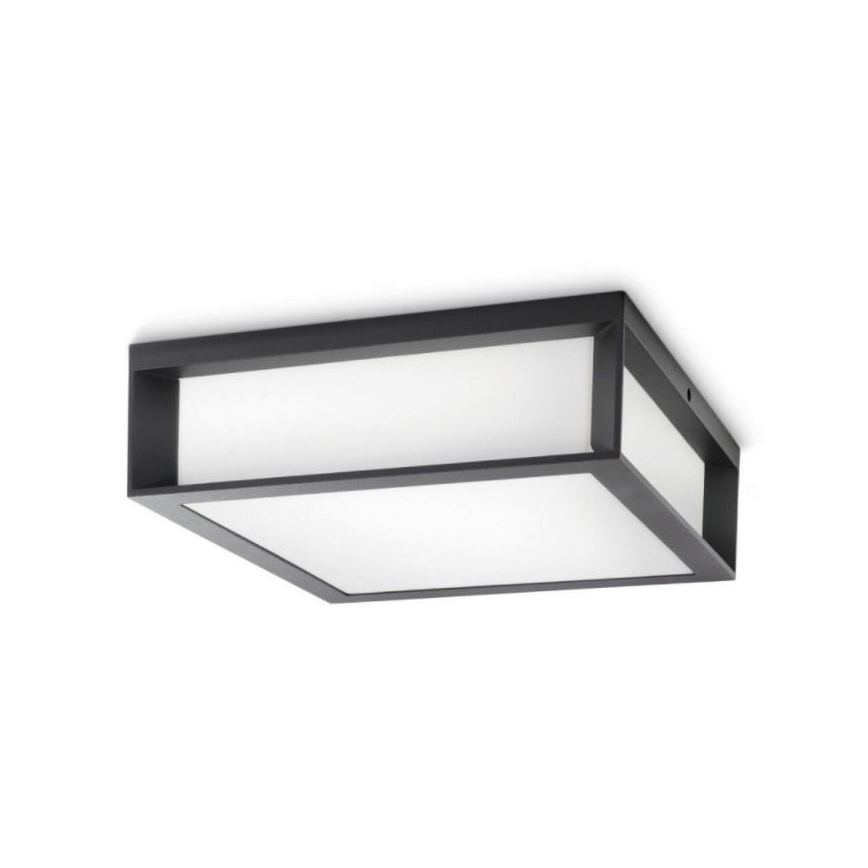 Philips - Εξωτερικό φωτιστικό οροφής SKIES 2xE27/14W/230V IP44 ανθρακί