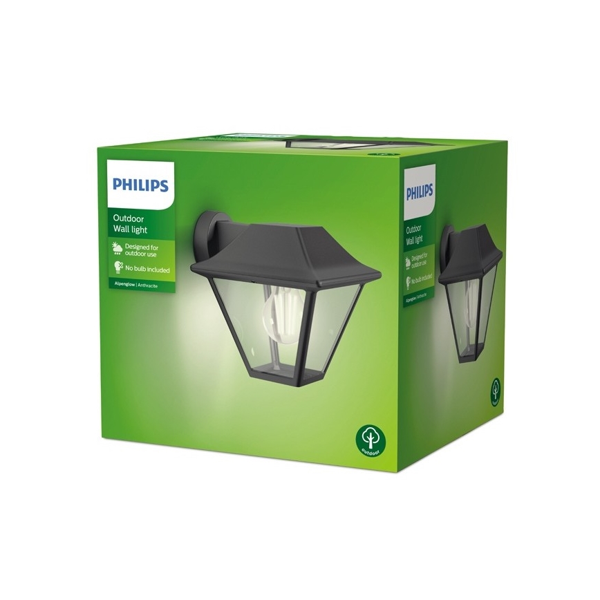 Philips - Εξωτερικό φωτιστικό τοίχου 1xE27/60W/230V IP44