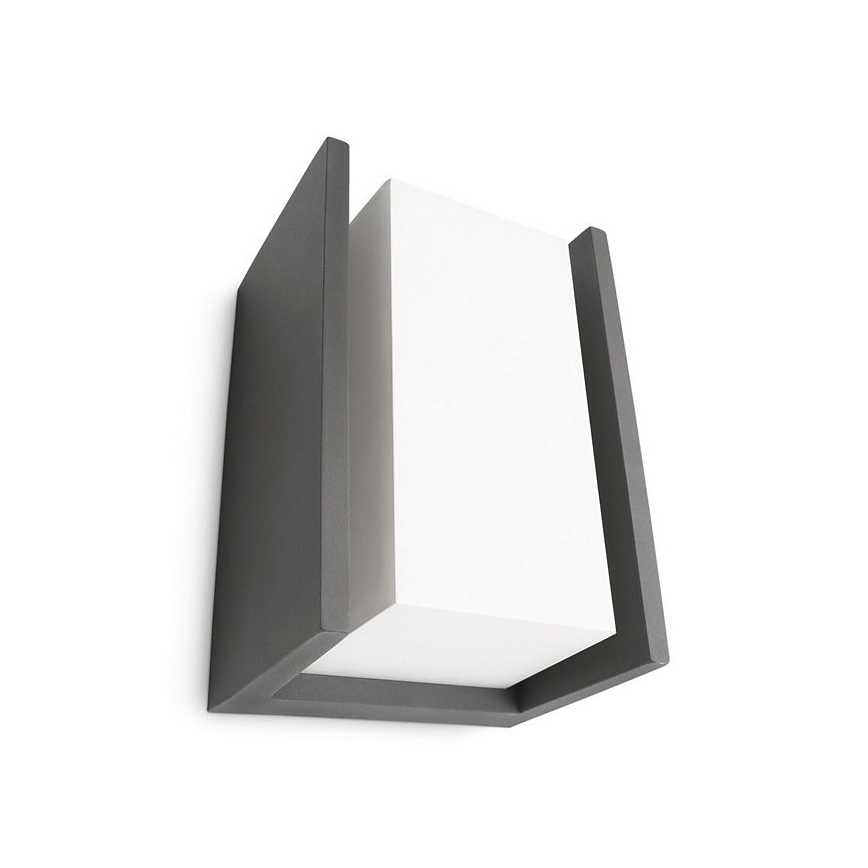 Philips - Εξωτερικό φωτιστικό τοίχου BRIDGE 1xE27/15W/230V IP44