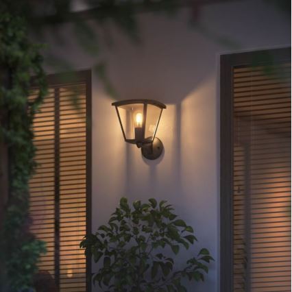 Philips - Dimmable εξωτερικό φωτιστικό τοίχου Hue INARA 1xE27/7W/230V Wi-Fi IP44