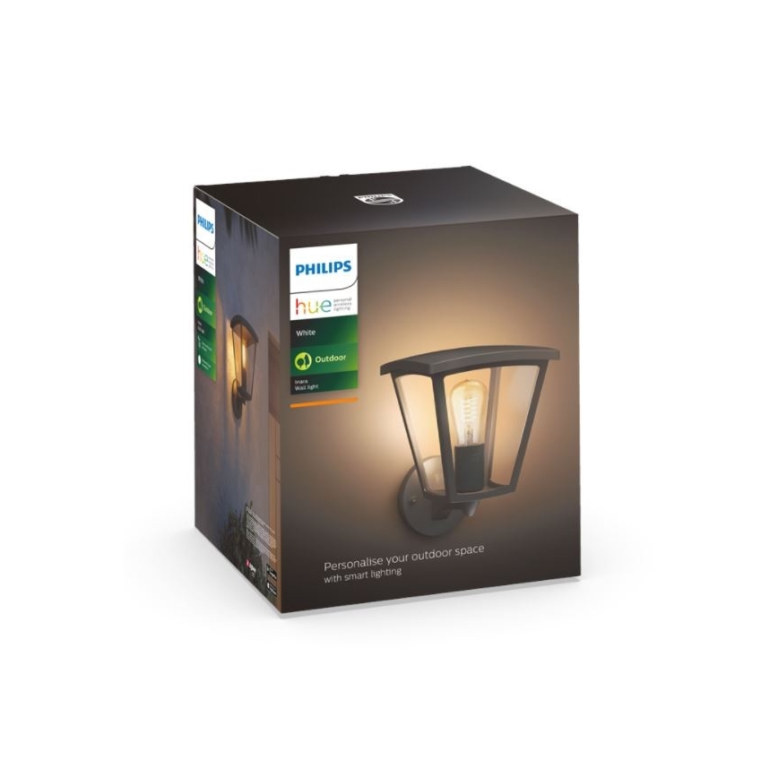Philips - Dimmable εξωτερικό φωτιστικό τοίχου Hue INARA 1xE27/7W/230V Wi-Fi IP44