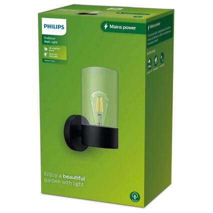 Philips - Επιτοίχιο φωτιστικό εξωτερικού χώρου FLAREON 1xE27/25W/230V IP44