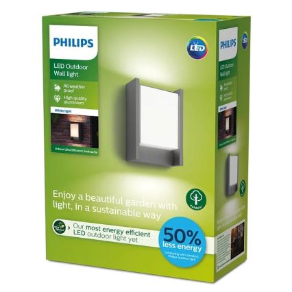 Philips - Επιτοίχιο φωτιστικό εξωτερικού χώρου LED LED/3,8W/230V 3000K IP44
