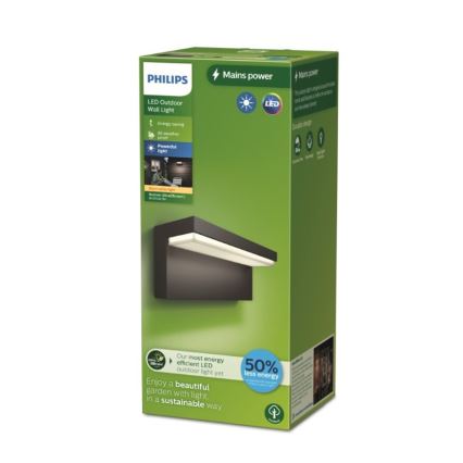 Philips - Επιτοίχιο φωτιστικό εξωτερικού χώρου LED BUSTAN LED/3,8W/230V 2700K IP44