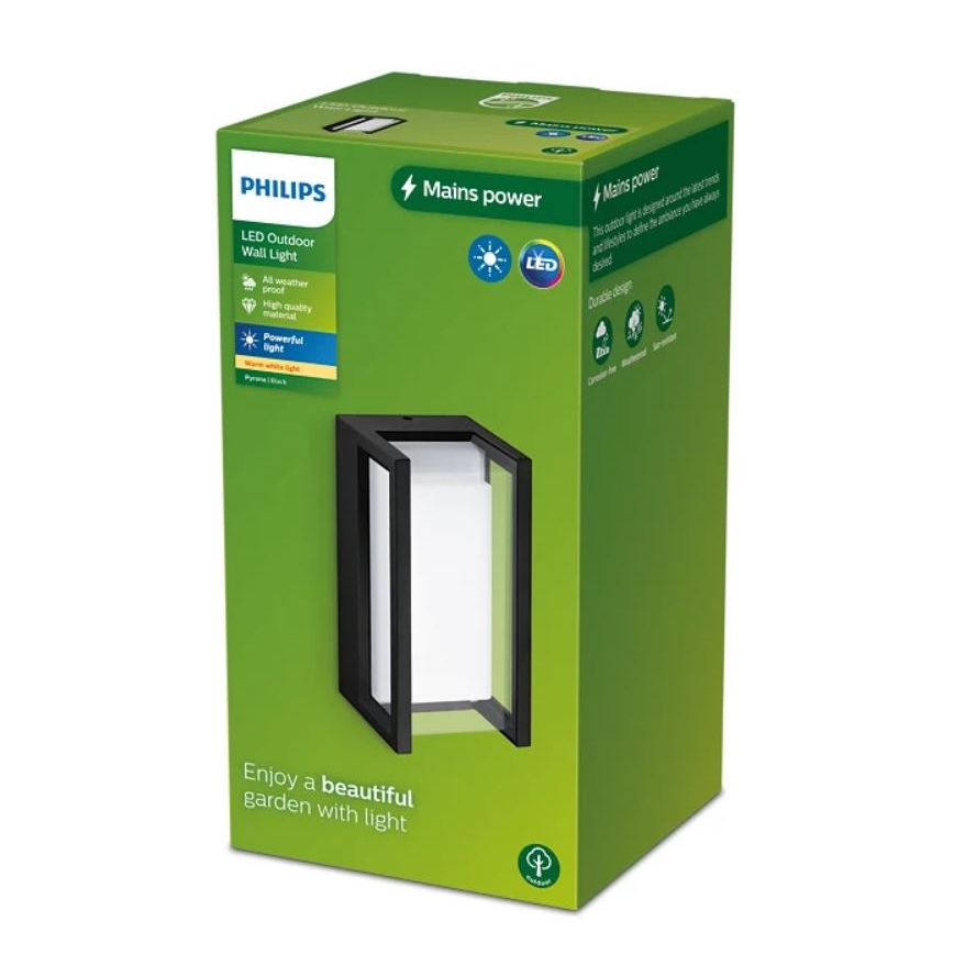 Philips - Επιτοίχιο φωτιστικό εξωτερικού χώρου LED PYRONA LED/12W/230V IP44