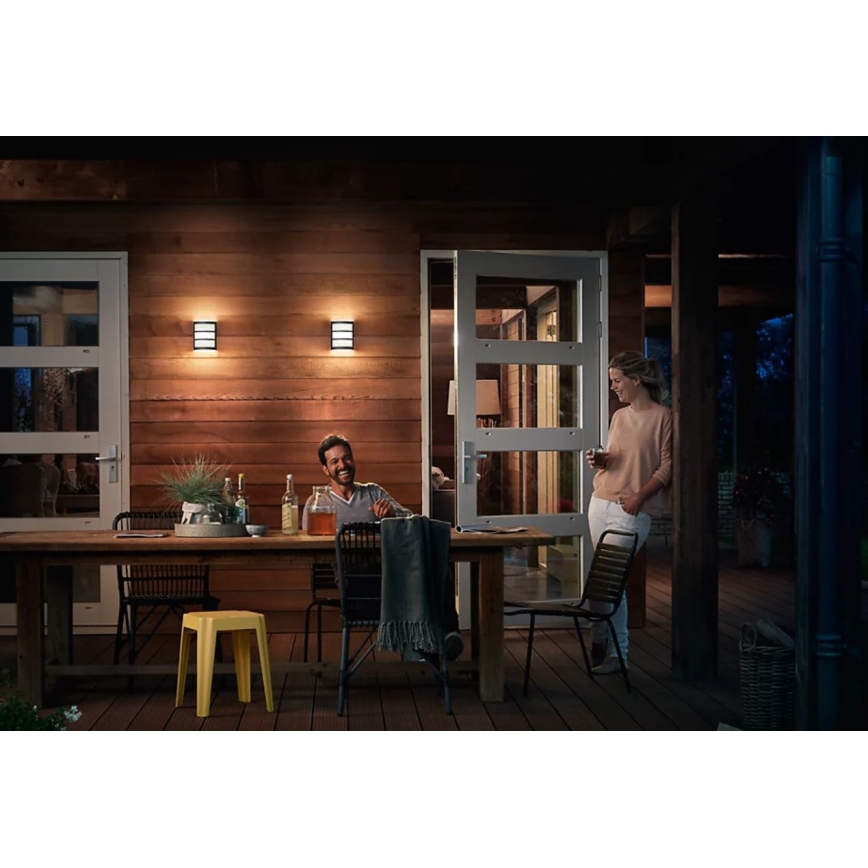 Philips - Επιτοίχιο φωτιστικό εξωτερικού χώρου LED PYTHON LED/3,8W/230V IP44