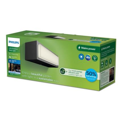 Philips - Επιτοίχιο φωτιστικό εξωτερικού χώρου LED STRATOSPHERE LED/3,8W/230V 4000K IP44