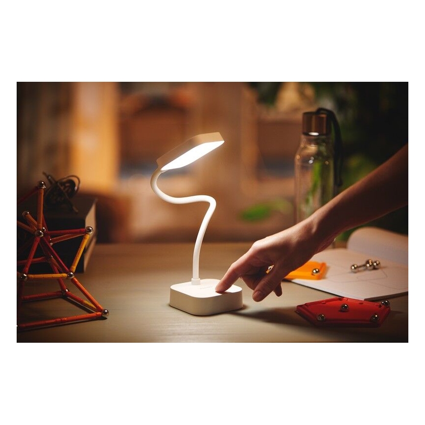 Philips - Επιτραπέζια λάμπα αφής dimming LED ROCK LED/5W/5V 1800 mAh