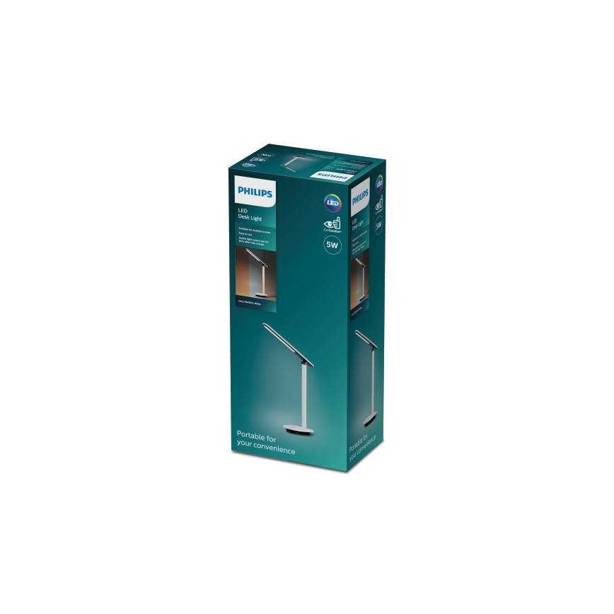 Philips - Επιτραπέζια λάμπα αφής dimming LED ROCK LED/5W/5V 1800 mAh