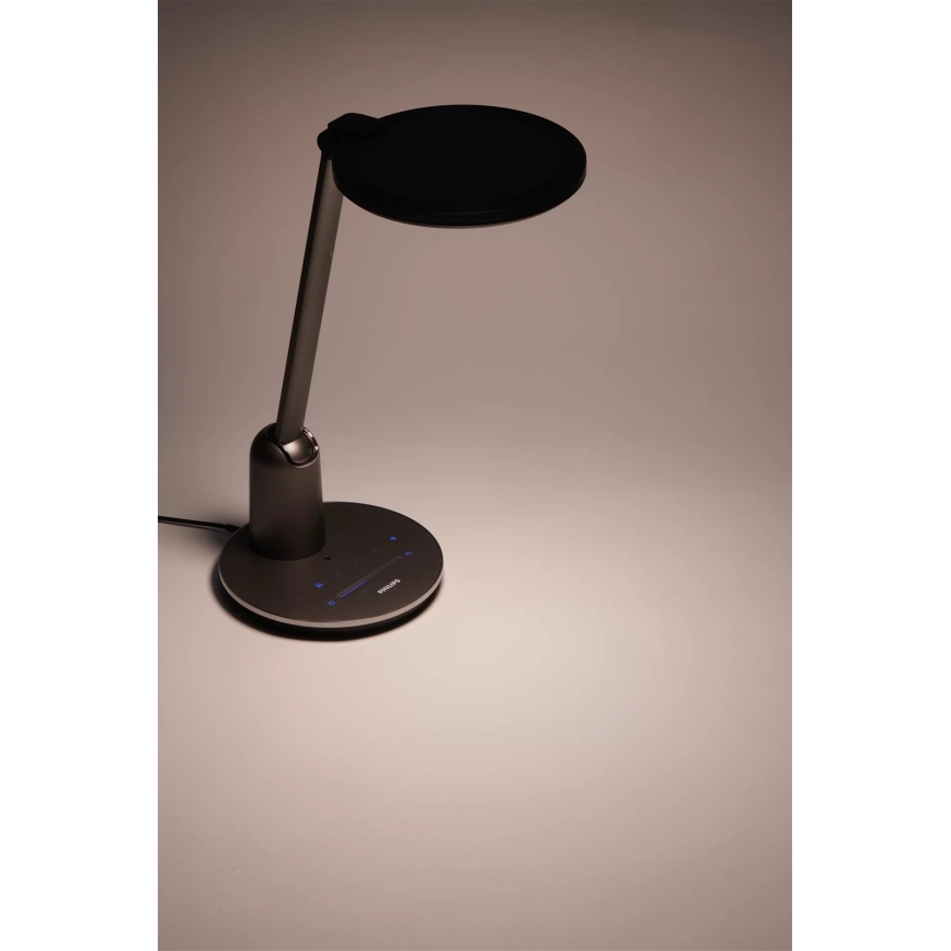 Philips - Επιτραπέζια λάμπα αφής dimming LED EINSTEIN SCENE SWITCH LED/15W/230V 2800/4000/5100K CRI94