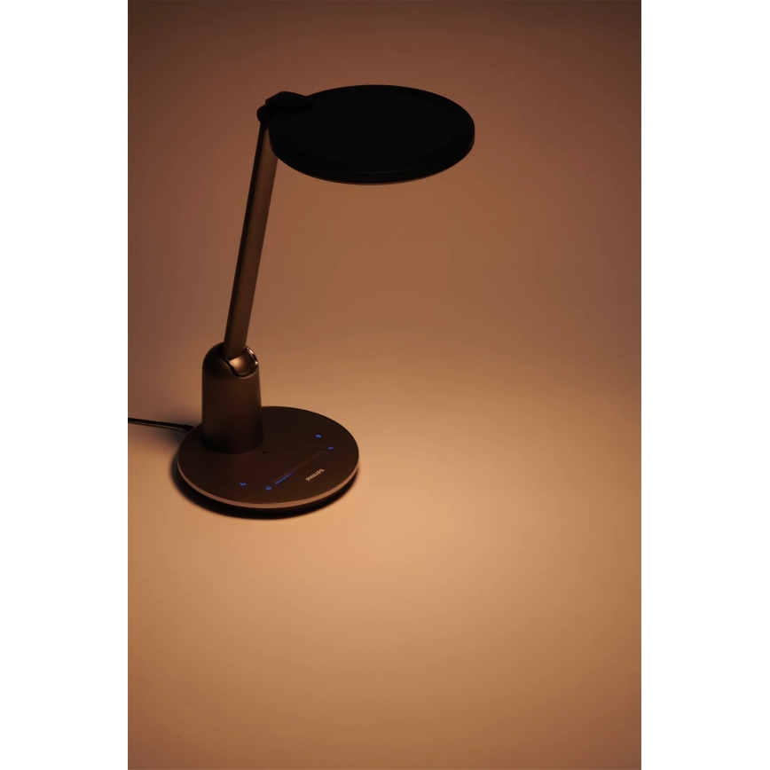 Philips - Επιτραπέζια λάμπα αφής dimming LED EINSTEIN SCENE SWITCH LED/15W/230V 2800/4000/5100K CRI94