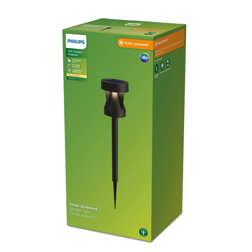 Philips - Ηλιακή λάμπα LED AVERY LED/1,8W/3,7V 2700K IP44