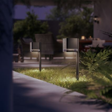 Philips - Ηλιακή λάμπα LED VIRONA LED/1,8W/3,7V 2700K IP44