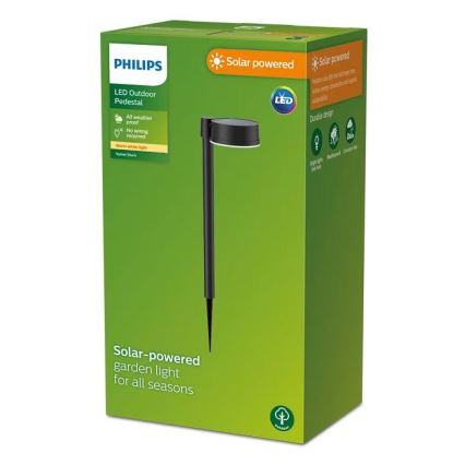 Philips - Ηλιακή λάμπα LED VYNCE LED/1,5W/3,7V 1500 mAh IP44