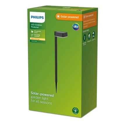 Philips - Ηλιακή λάμπα LED VYNCE LED/1,5W/3,7V 1500 mAh IP44