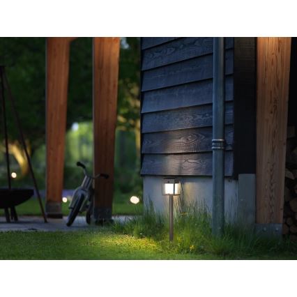 Philips - Ηλιακή λάμπα LED με αισθητήρα BLAISE LED/1,5W/3,7V 3000K IP44