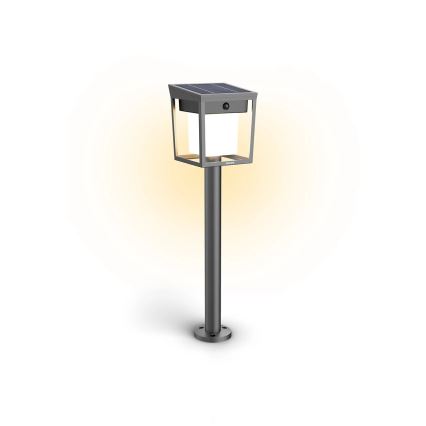 Philips - Ηλιακή λάμπα LED με αισθητήρα BLAISE LED/1,5W/3,7V 3000K IP44