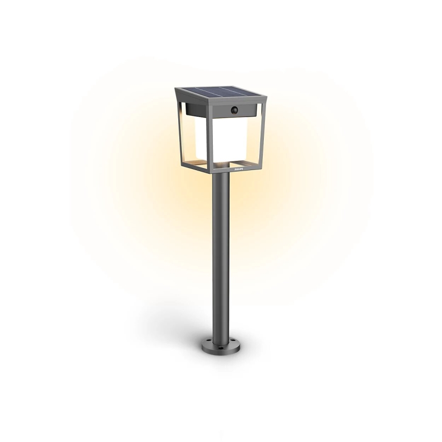 Philips - Ηλιακή λάμπα LED με αισθητήρα BLAISE LED/1,5W/3,7V 3000K IP44