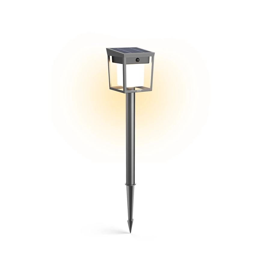 Philips - Ηλιακή λάμπα LED με αισθητήρα BLAISE LED/1,5W/3,7V 3000K IP44