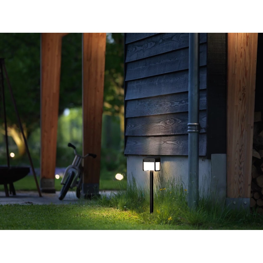 Philips - Ηλιακή λάμπα LED με αισθητήρα EZRA LED/1,8W/3,7V 3000K IP44