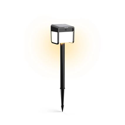 Philips - Ηλιακή λάμπα LED με αισθητήρα EZRA LED/1,8W/3,7V 3000K IP44
