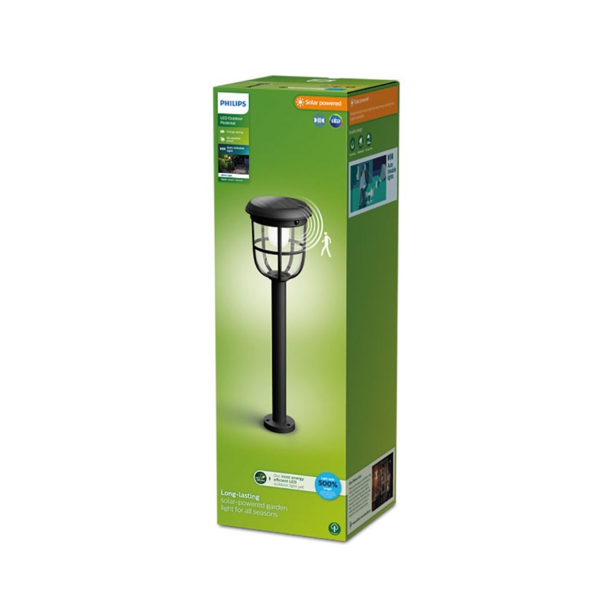 Philips - Ηλιακή λάμπα LED με αισθητήρα RADII LED/1,3W/3,7V 2000 mAh 3000K IP44