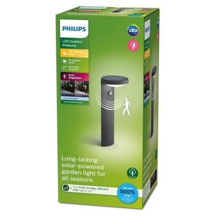 Philips - Ηλιακή λάμπα LED με αισθητήρα LED/1,2W/4V 1800 mAh 4000K IP44