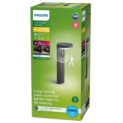 Philips - Ηλιακό φωτιστικό LED με αισθητήρα LED/1,2W/4V 3000K IP44