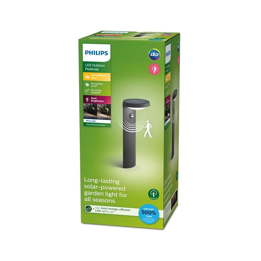 Philips - Ηλιακό φωτιστικό LED με αισθητήρα LED/1,2W/4V 3000K IP44