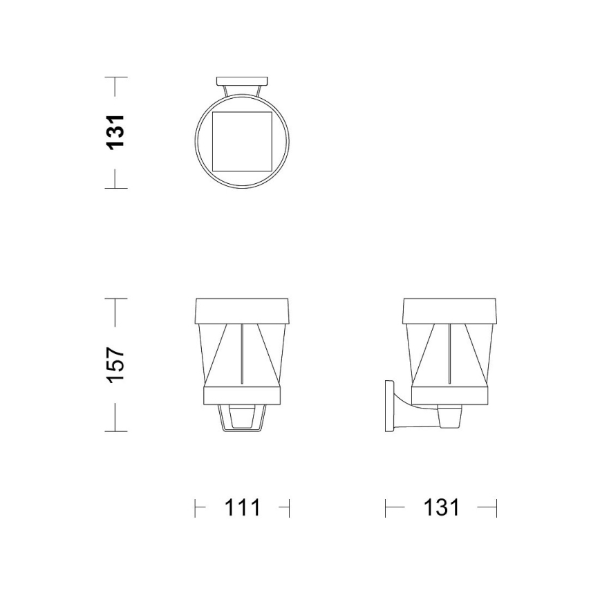 Philips - Ηλιακό φωτιστικό τοίχου LED AVERY LED/1,8W/3,7V 2700K IP44