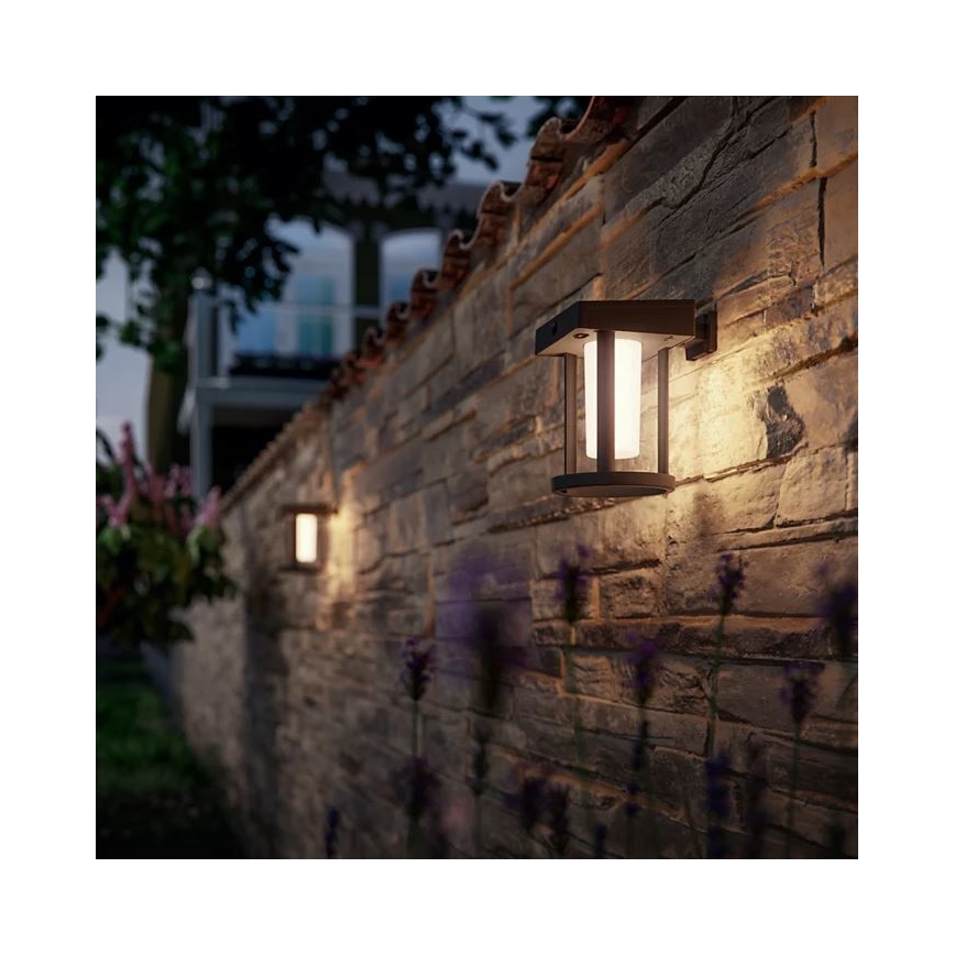 Philips - Ηλιακό φωτιστικό τοίχου LED με αισθητήρα CAMILL LED/1,4W/3,7V IP44