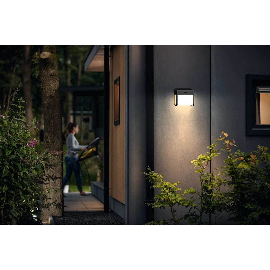 Philips - Ηλιακό φωτιστικό τοίχου LED με αισθητήρα EZRA LED/1,8W/3,7V 3000K IP44