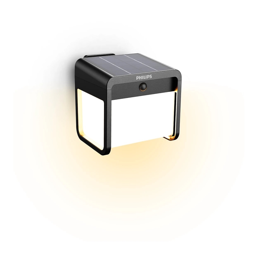 Philips - Ηλιακό φωτιστικό τοίχου LED με αισθητήρα EZRA LED/1,8W/3,7V 3000K IP44