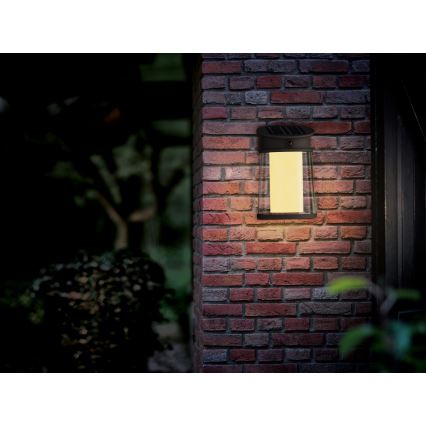 Philips - Ηλιακό φωτιστικό τοίχου LED με αισθητήρα JUDA LED/3,2W/3,7V 2700K IP44