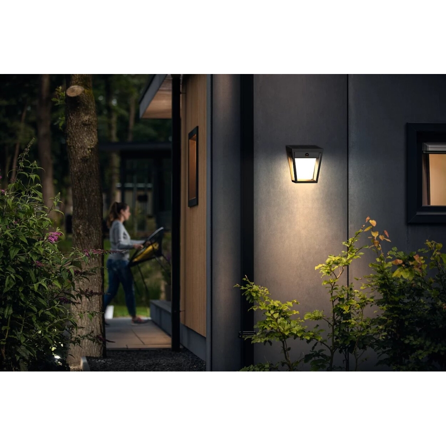 Philips - Ηλιακό φωτιστικό τοίχου LED με αισθητήρα NISSA LED/1,8W/3,7V 3000K IP44