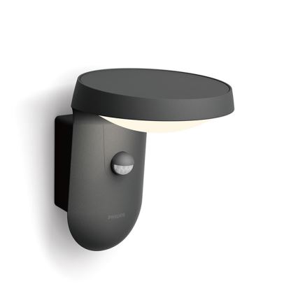 Philips - Ηλιακό φωτιστικό τοίχου LED με αισθητήρα LED/1,2W/4V 1800 mAh 3000K IP44